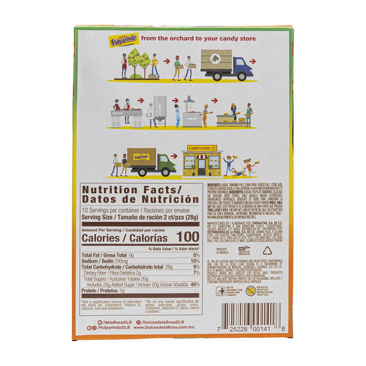 De La Rosa Pulparindo Mango | 20ct, Box