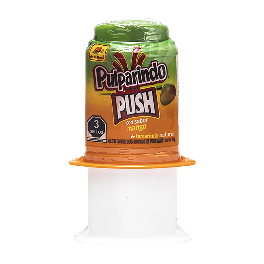 De La Rosa Pulparindo Push Mango | 12ct, Box