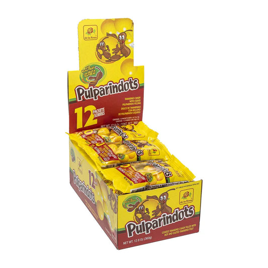 De La Rosa Pulparindo-Dots Amarillo | 12ct, Box