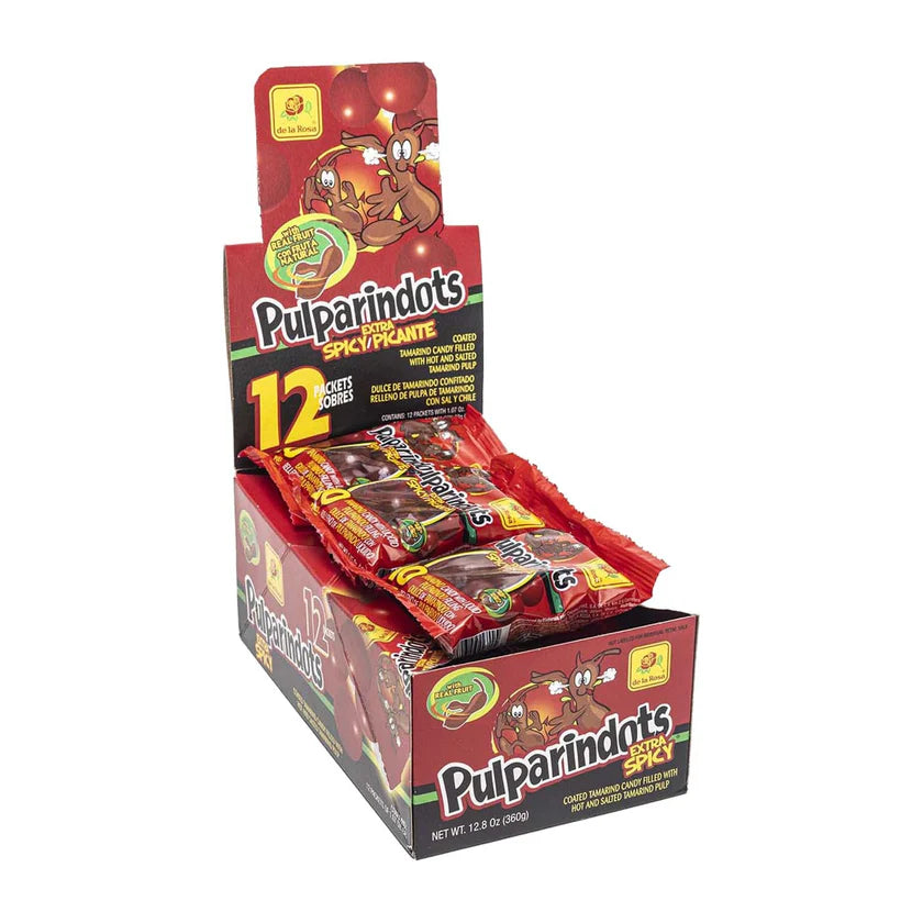 De La Rosa Pulparindo-Dots Extra Picante | 12ct, Box