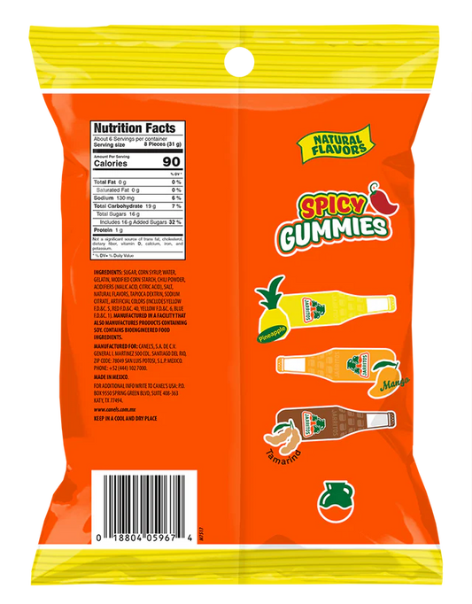 Jarritos Spicy Gummy Bag | 7oz, Bag